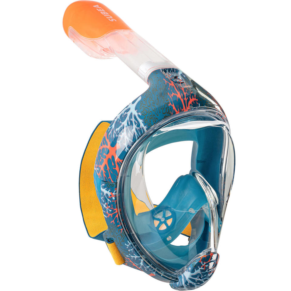 snorkelmasker-voor-kinderen-easybreath-xs-6-10-jaar-koraalblauw Snorkelmasker voor kinderen Easybreath XS 6-10 jaar koraalblauw